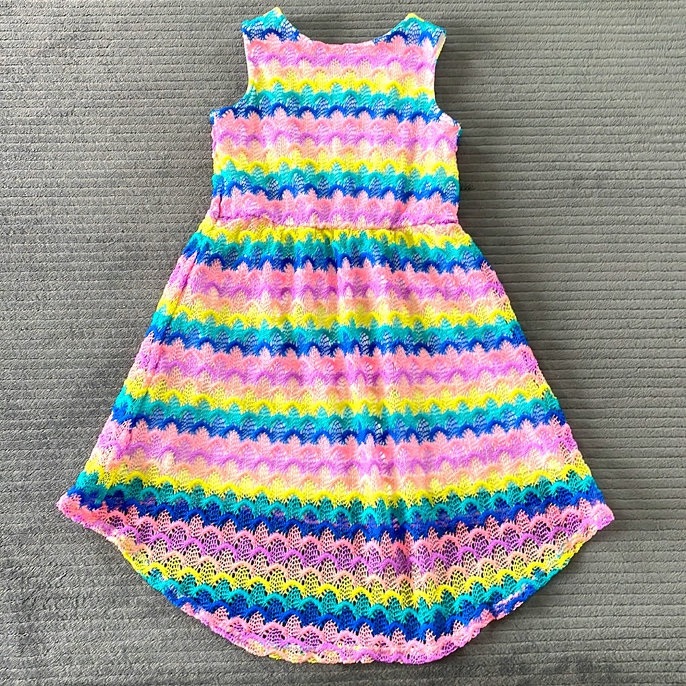 Girls Colorful Dress Size 6T - Picture 4 of 4